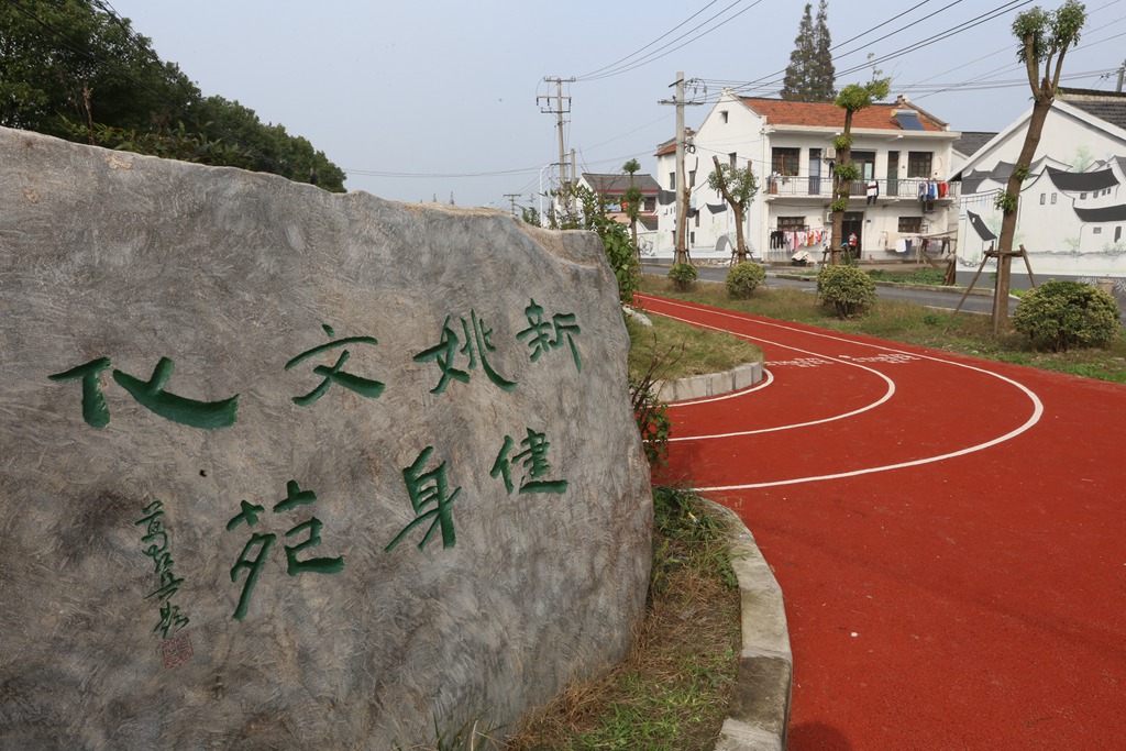 松江石湖荡镇新姚村市民健身步道.JPG